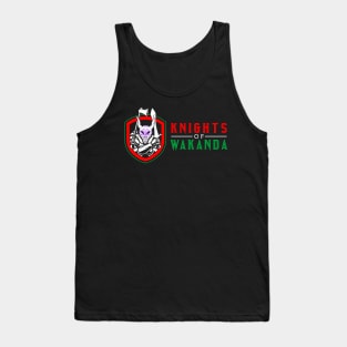 Knights of wakanda horizontal Tank Top